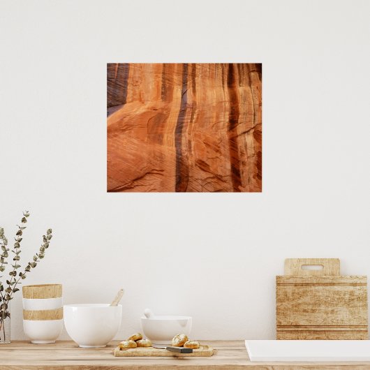 Gestreepte steen van Double Arch Alcove II bij Zio Poster (Keuken)