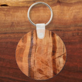 Gestreepte steen van Double Arch Alcove II bij Zio Sleutelhanger (Achterkant)