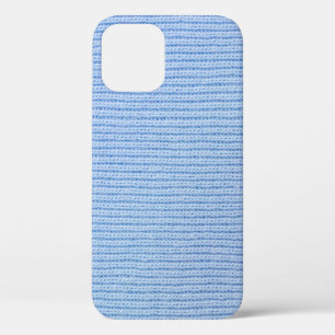 Gestreepte stof textuur, echte doek. iPhone 12 hoesje