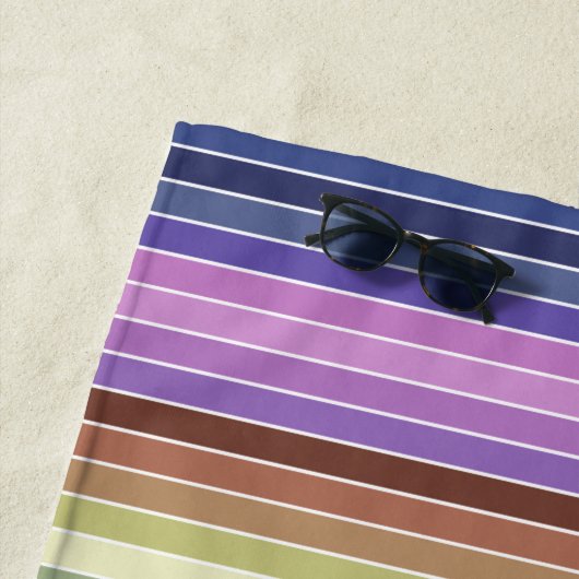 Gestreepte Strandlaken (In situ)