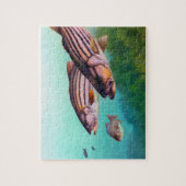 Gestreepte tas legpuzzel (Verticaal)