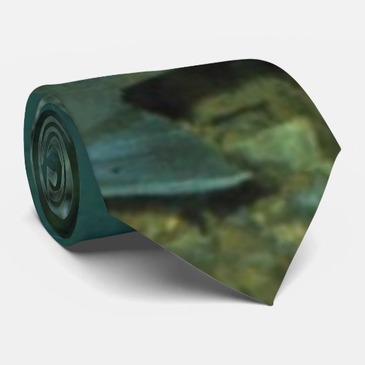 Gestreepte tas stropdas (Opgerold)