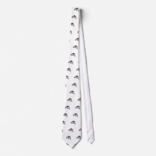 Gestreepte tas stropdas