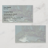 Gestreepte tas visitekaartje (Voorkant / Achterkant)