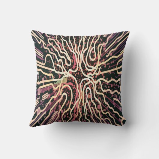 Gestreepte textuur kussen (Achterkant)