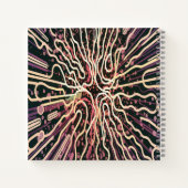 Gestreepte textuur notitieboek (Achterkant)