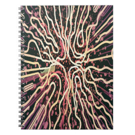 Gestreepte textuur notitieboek