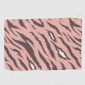 Gestreepte tijgerpatroon golfhanddoek (Horizontaal)