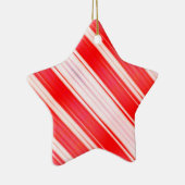 Gestreepte traktaties keramisch ornament (Rechts)