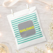 Gestreepte upsherin party-voorkeurzakken bedankzakje (Geknipt)