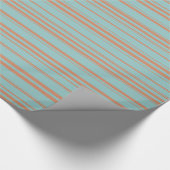 Gestreepte Vintage Cadeaupapier (Hoek)