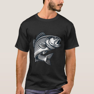 Gestreepte Zeebaars T-shirt