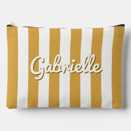 Gestreepte zomer zonsondergang meisjes reis linger etui (Voorkant)