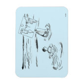 Gestrengeld Magneet (Verticaal)