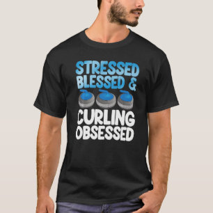 Gestresseerde Gezegende & Krullende Mannen Werelds T-shirt