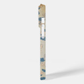 gestreste japanse bloemen en bladeren Case-Mate iPhone case (Achterkant / Links)