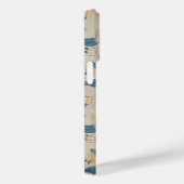 gestreste japanse bloemen en bladeren Case-Mate iPhone case (Achterkant / Rechts)