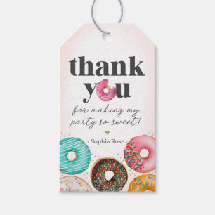 Gestrooide Donut Baby Shower Verjaardagsfeest Favo Cadeaulabel