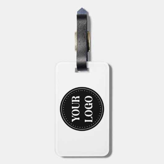 Gestroomlijnd, eigentijds, gepolijst en aanpasbaar bagagelabel (Achterkant verticaal)