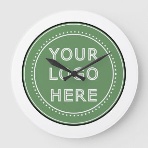 Gestroomlijnd, eigentijds, gepolijst en aanpasbaar grote klok