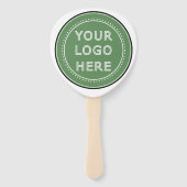 Gestroomlijnd, eigentijds, gepolijst en aanpasbaar handwaaier (Voorkant)