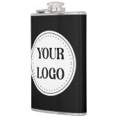 Gestroomlijnd, eigentijds, gepolijst en aanpasbaar heupfles (Links)