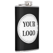 Gestroomlijnd, eigentijds, gepolijst en aanpasbaar heupfles (Rechts)