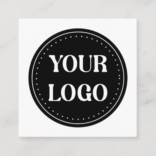 Gestroomlijnd, eigentijds, gepolijst en aanpasbaar informatiekaartje (Voorkant)