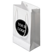 Gestroomlijnd, eigentijds, gepolijst en aanpasbaar klein cadeauzakje (Voorkant Gekanteld)