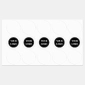 Gestroomlijnd, eigentijds, gepolijst en aanpasbaar labels (Vel)