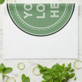 Gestroomlijnd, eigentijds, gepolijst en aanpasbaar theedoek (Gevouwen)