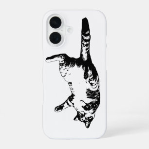 Gestroomlijnd Tabby Outline-Hoesje iPhone 16 Hoesje
