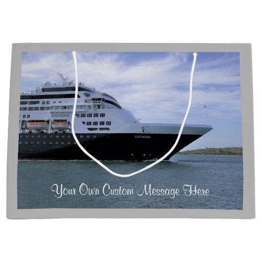 Gestroomlijnde, aangepaste verzenddoos groot cadeauzakje (Voorkant)