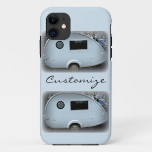 Gestroomlijnde trappenaanhangwagen met zigeunercar iPhone 11 hoesje