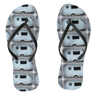 Gestroomlijnde trappenaanhangwagen met zigeunercar teenslippers