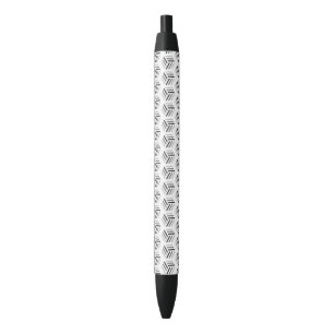 Gestroomlijnde zwarte pen Bijen-geïnspireerd hon