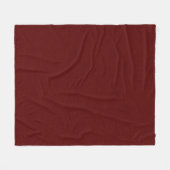Gestructureerd donkerrood, roodbruin. fleece deken (Voorkant (Horizontaal))