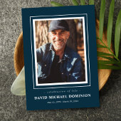 Gestructureerd foto-Memorial Programme Programma