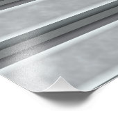 Gestructureerd gegolfd staal foto afdruk (Hoek)