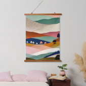 Gestructureerd Landschap Hangend Wandkleed (Slaapkamer)