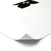 Gestructureerd ritme: geometrische wandkunst uit h poster (Hoek)