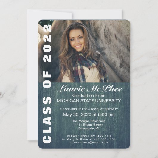 Gestructureerde achtergrond aangepaste foto afstud kaart (Voorkant)