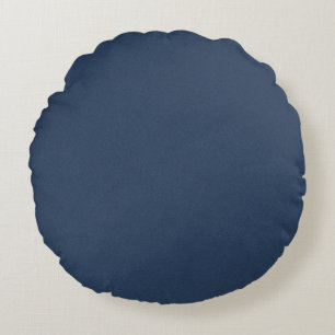 Gestructureerde Blauwe Ronde Kussen 40 Cm Rustieke