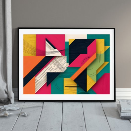 Gestructureerde Chaos Poster