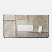 Gestructureerde handgemaakte papier platte lay bureaumat (Keyboard & Muis)