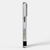 Gestructureerde Impasto Neutral Radial Smartphone Case-Mate iPhone Case (Achterkant / Rechts)