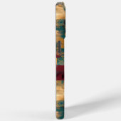 Gestructureerde Patchwork Charm – Rustiek Kunstzin Case-Mate iPhone Case (Achterkant / Rechts)