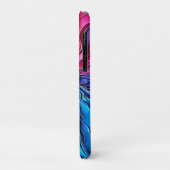 Gestructureerde Regenboog Draaikunst Case-Mate iPhone Case (Achterkant/links)