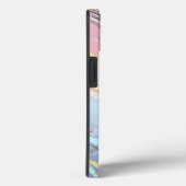 Gestructureerde Roze Achtergrond Case-Mate iPhone Case (Achterkant / Rechts)