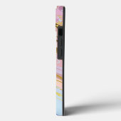 Gestructureerde Roze Achtergrond Case-Mate iPhone Case (Achterkant / Links)